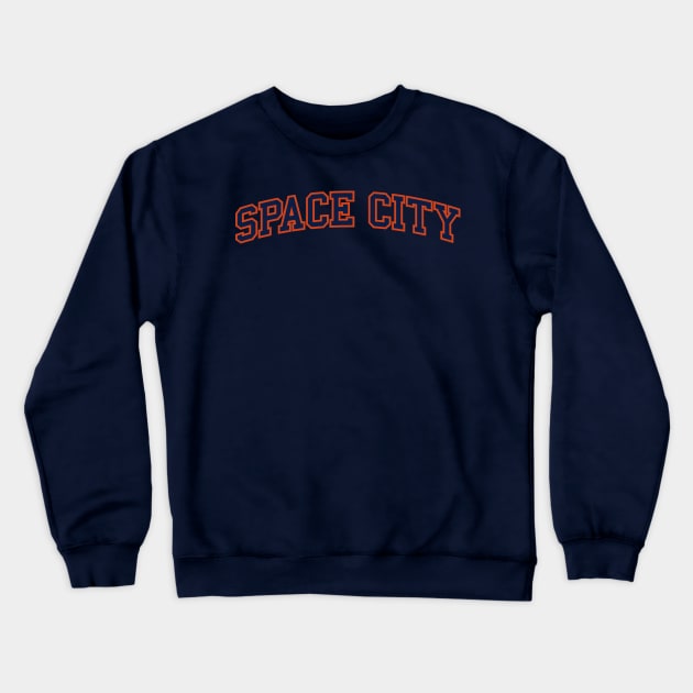 Space City Baseball Crewneck Sweatshirt by CC0hort